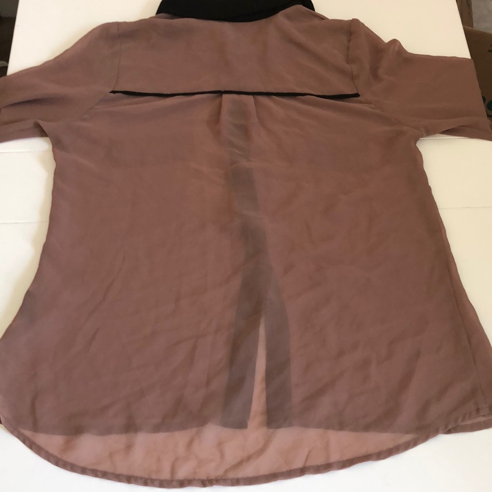 Sheer Button Down Top (Dea) - image 3